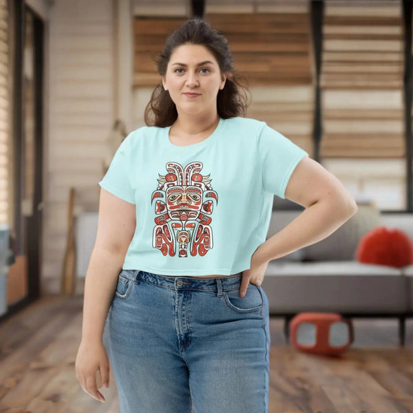 Original Haida-Tlingit Cropped T-Shirt